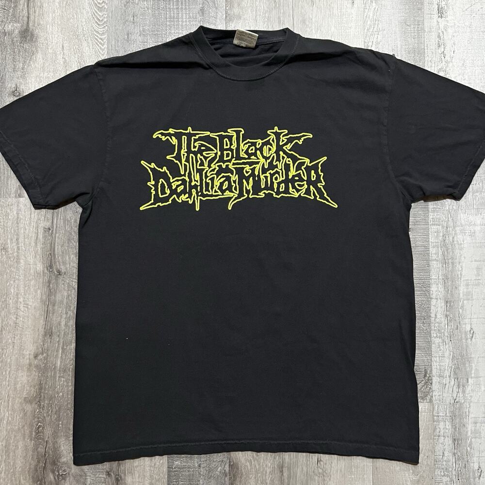 The Black Dahlia Murder Zombie Face Death Metal Band Tee Black Sz XL Metalcore